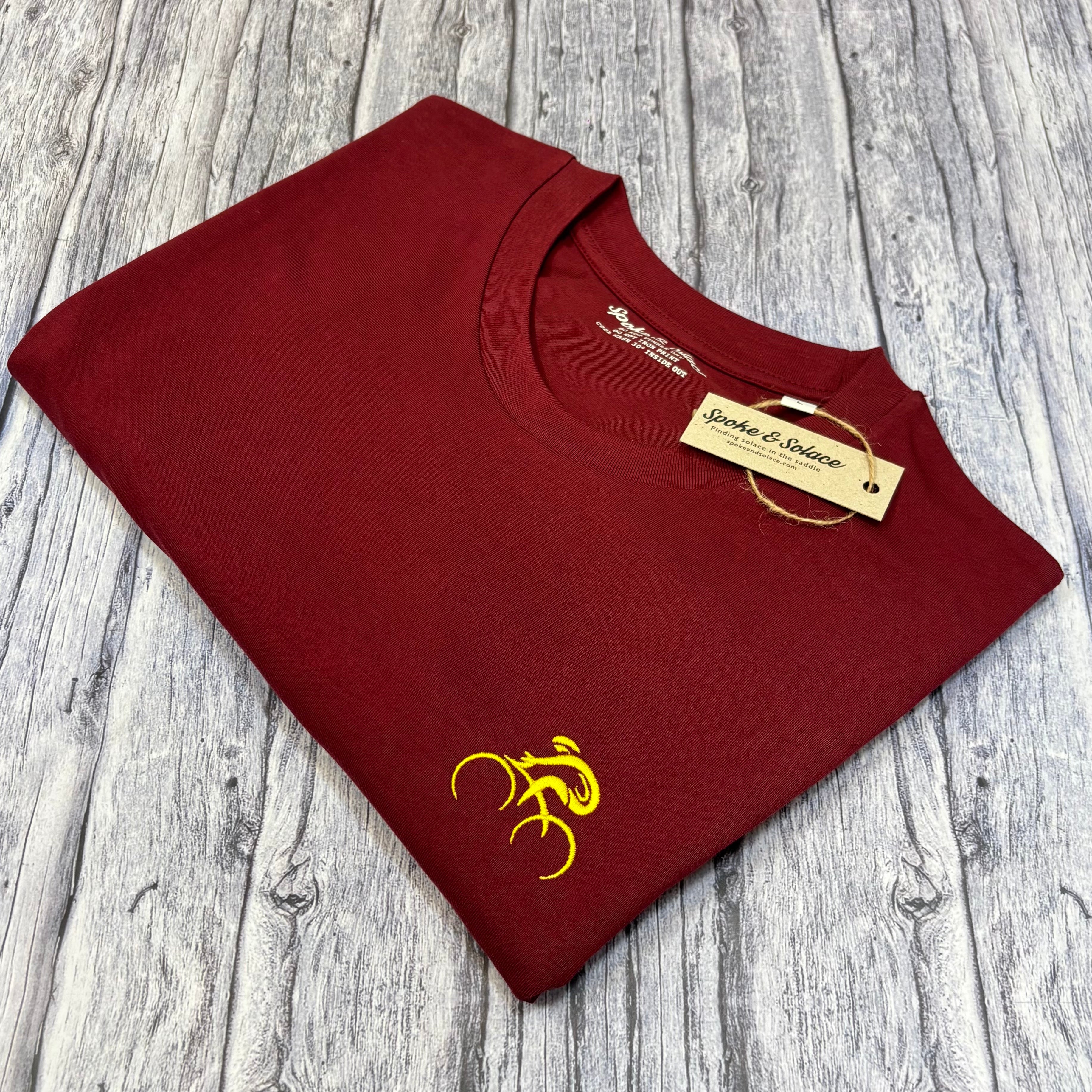 Tour de France Inspired Embroidered Cyclist T-shirt