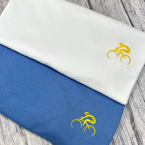 Tour de France Inspired Embroidered Cyclist T-shirt