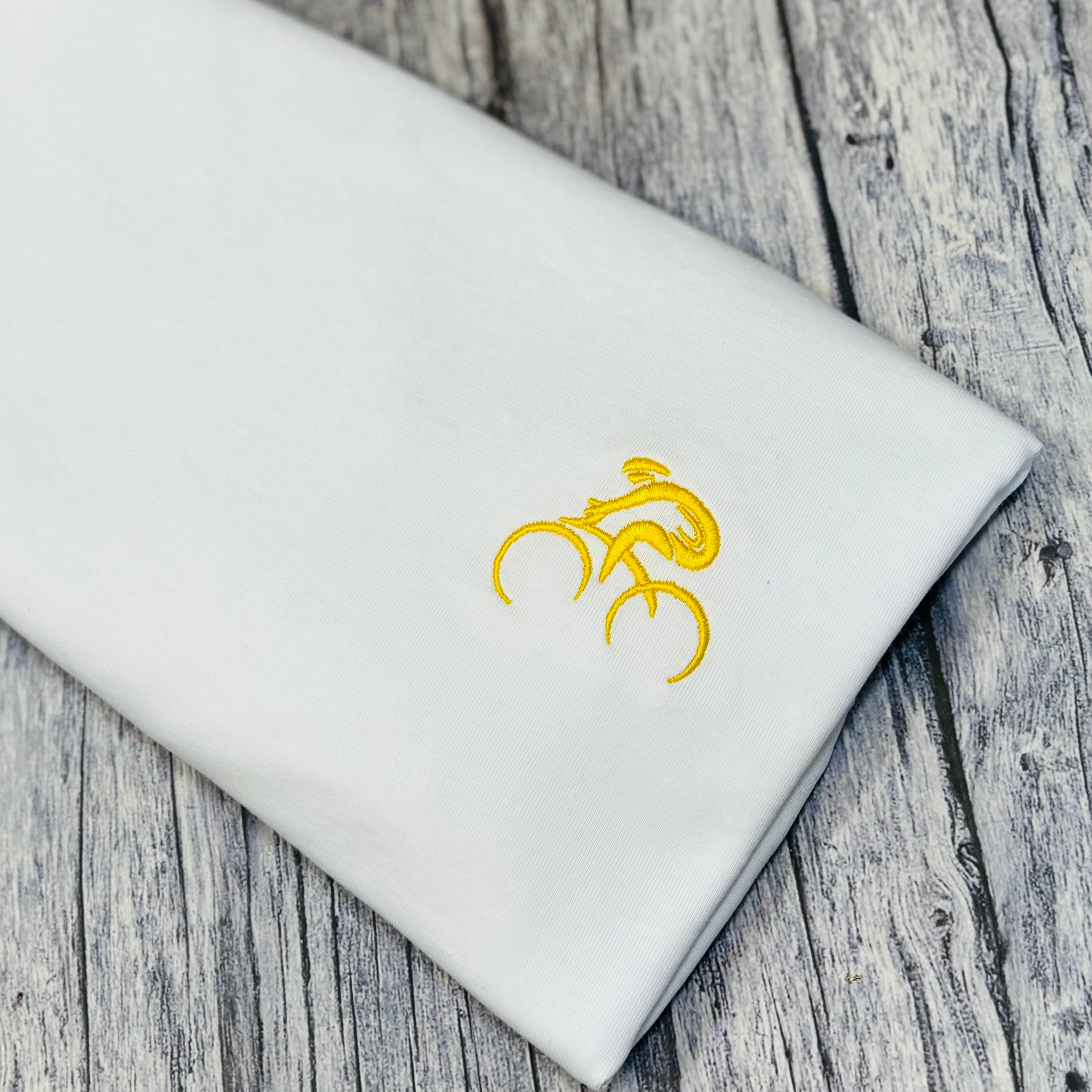 Tour de France Inspired Embroidered Cyclist T-shirt