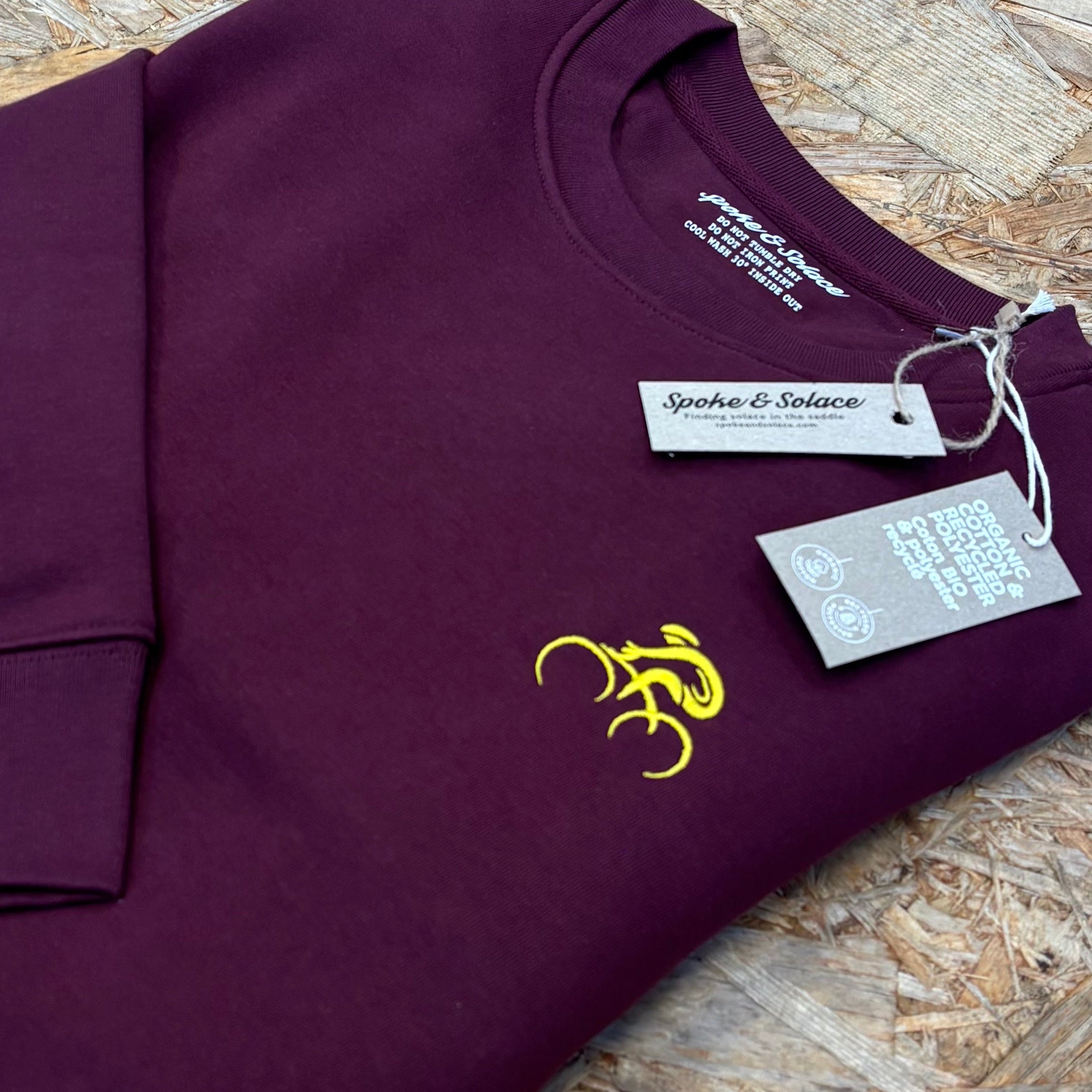 Tour de France Inspired Embroidered Cyclist Sweatshirt
