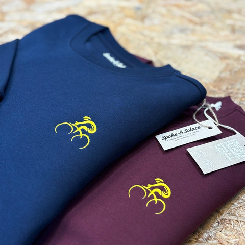 Tour de France Inspired Embroidered Cyclist Sweatshirt