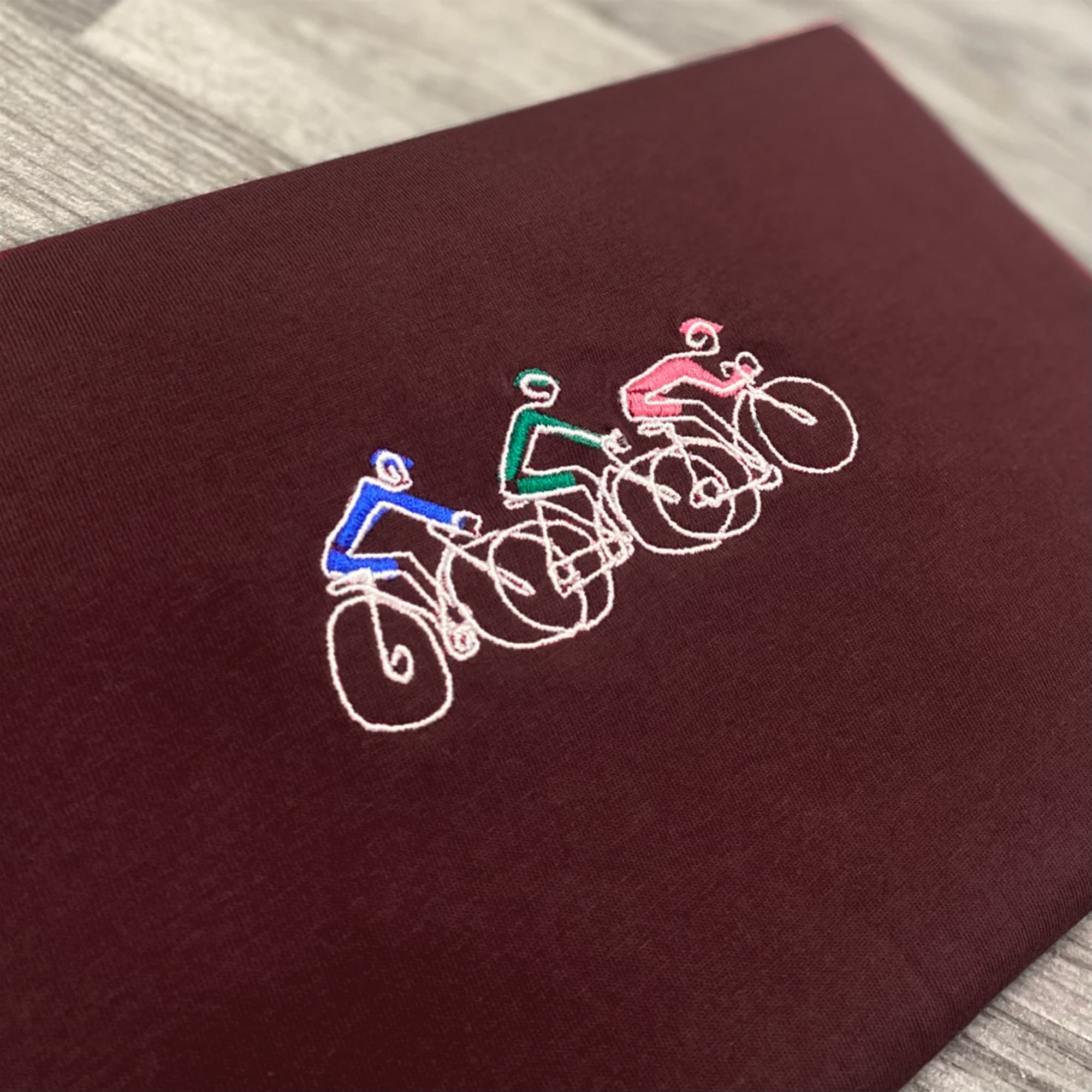 Womens Bike Tour Embroidered Hoodie