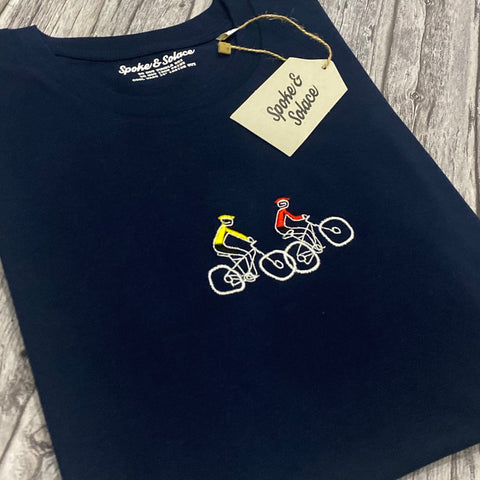 Mountain Bike Long sleeve Embroidered T-Shirt
