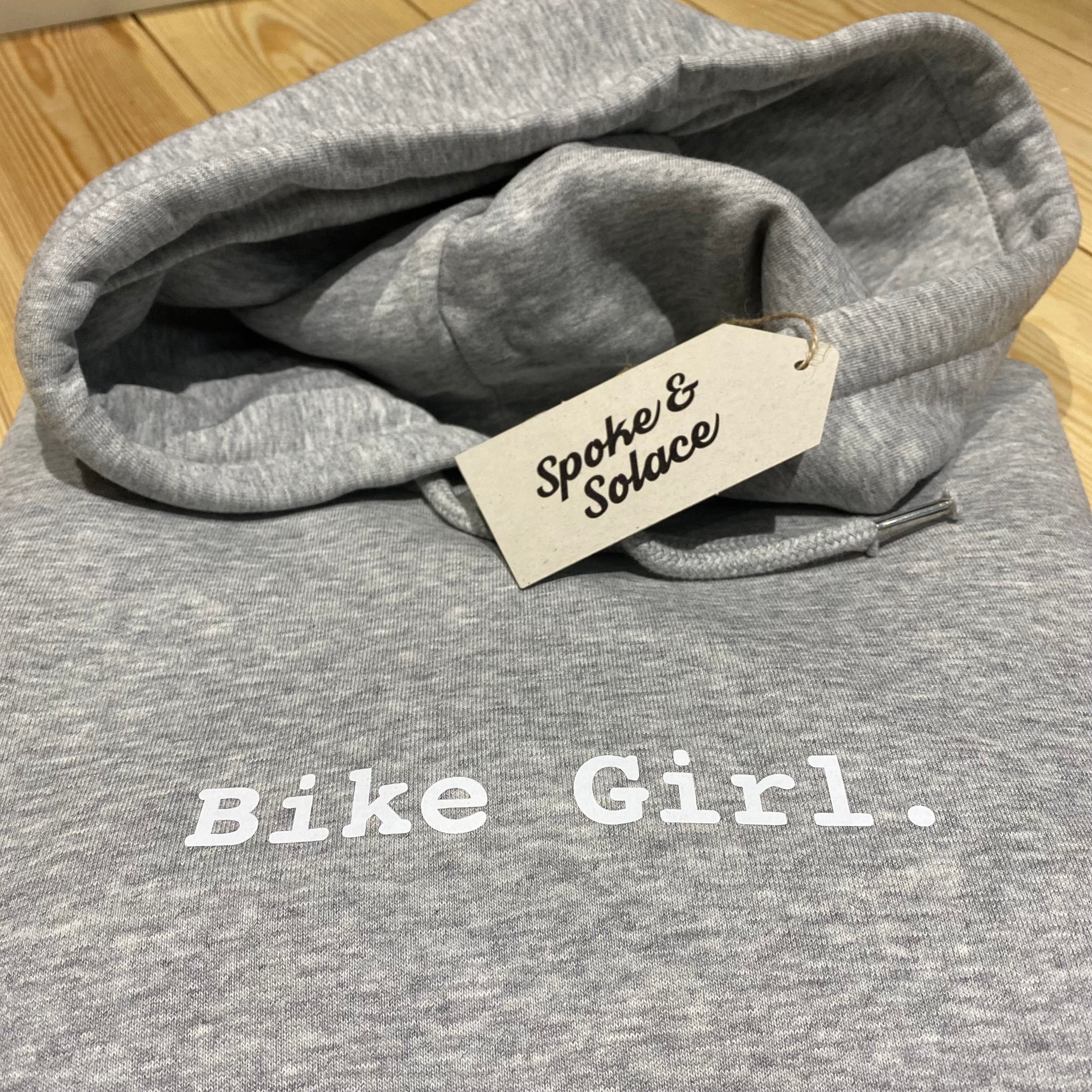 Womens Bike Girl Hoodie - Spoke & Solace