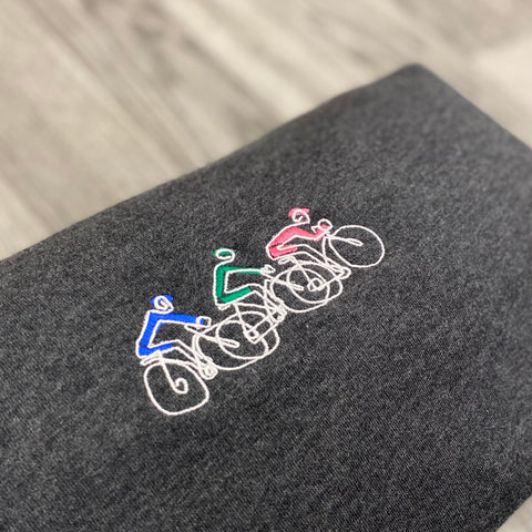 Womens Bike Tour Embroidered Hoodie - Spoke & Solace