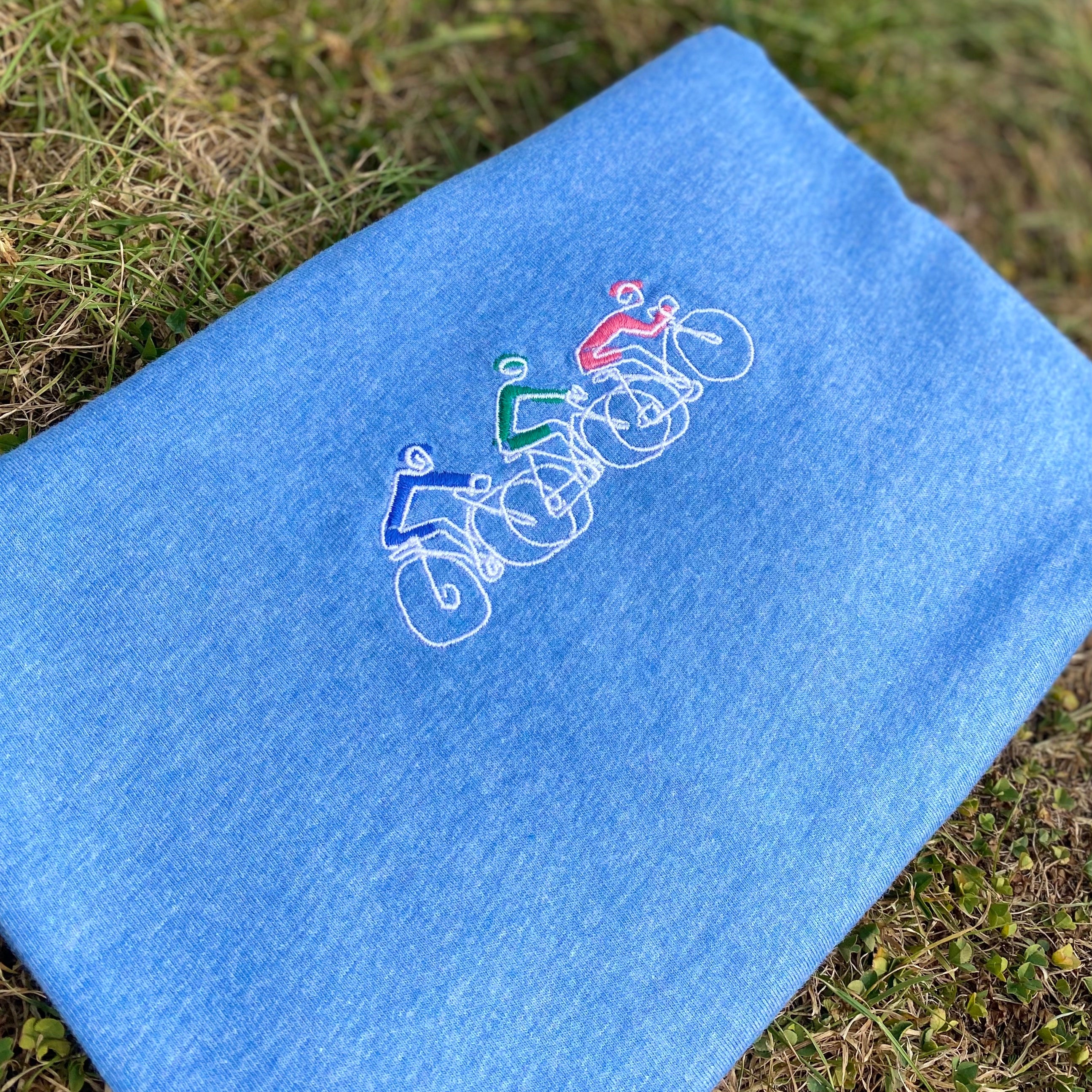Bike Tour Embroidered Sweatshirt - Spoke & Solace