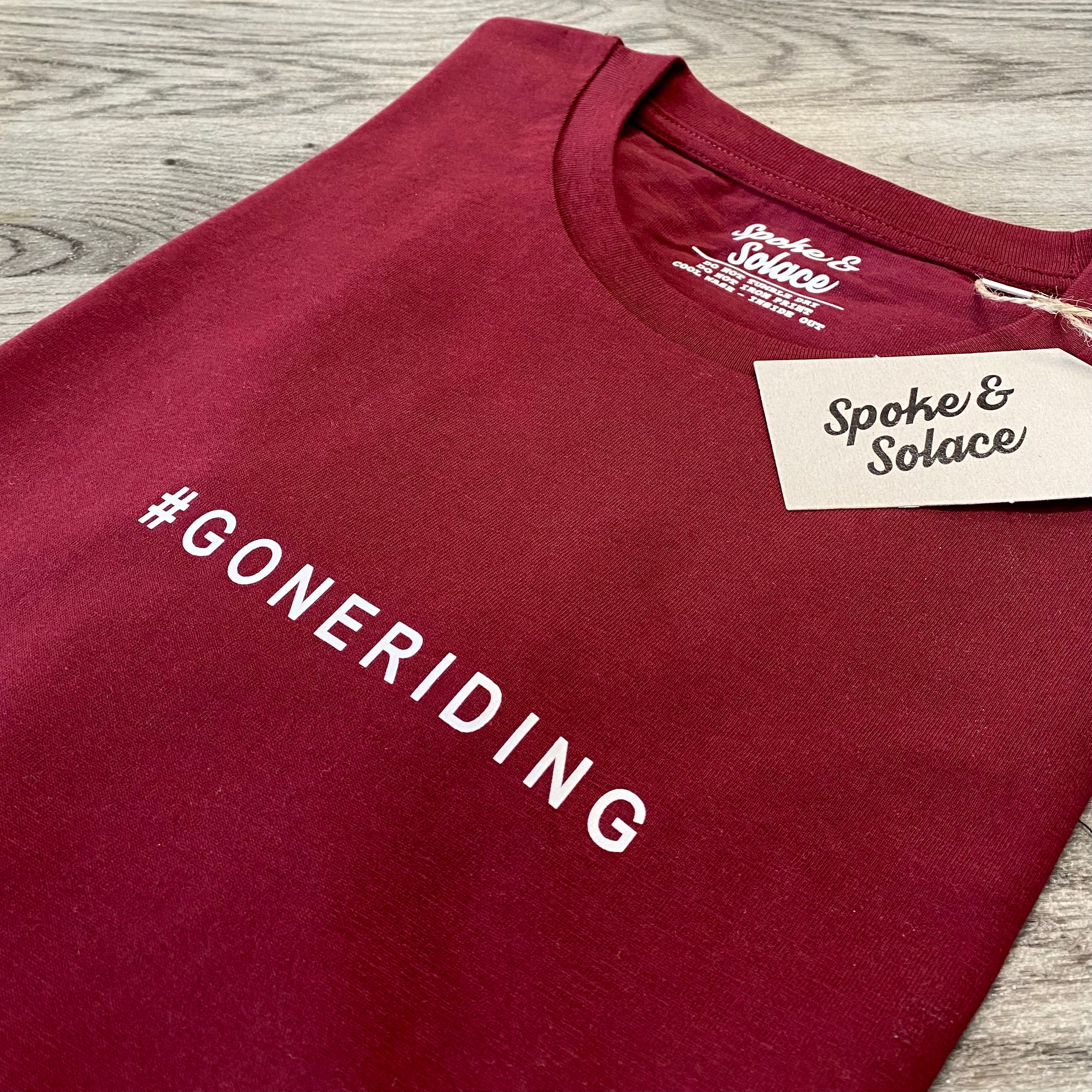 #GONERIDING T-shirt - Spoke & Solace