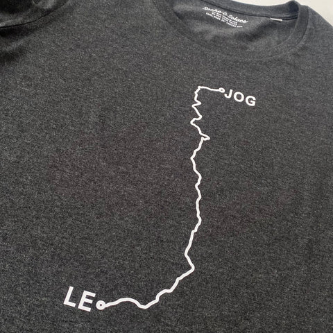 LEJOG / JOGLE Route T-Shirt. £1 from every Tee sold goes to charity - Spoke & Solace