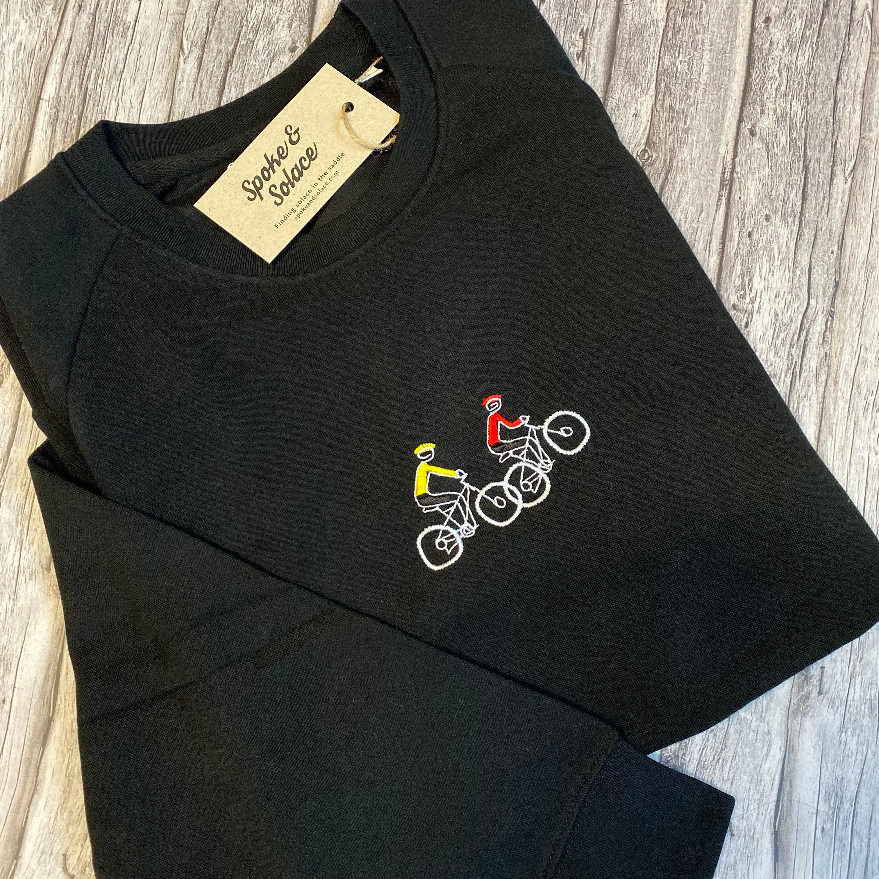 Mountain Bike Tour Embroidered Sweatshirt - Spoke & Solace