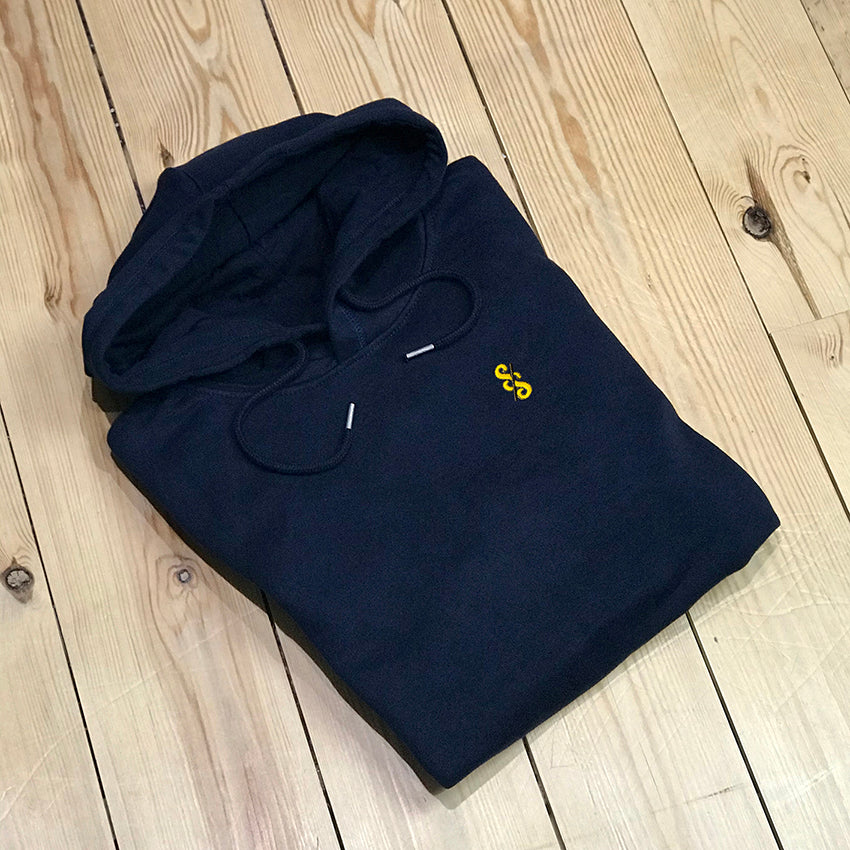 Spoke and Solace Embroidered Jaune Hoodie - Spoke & Solace