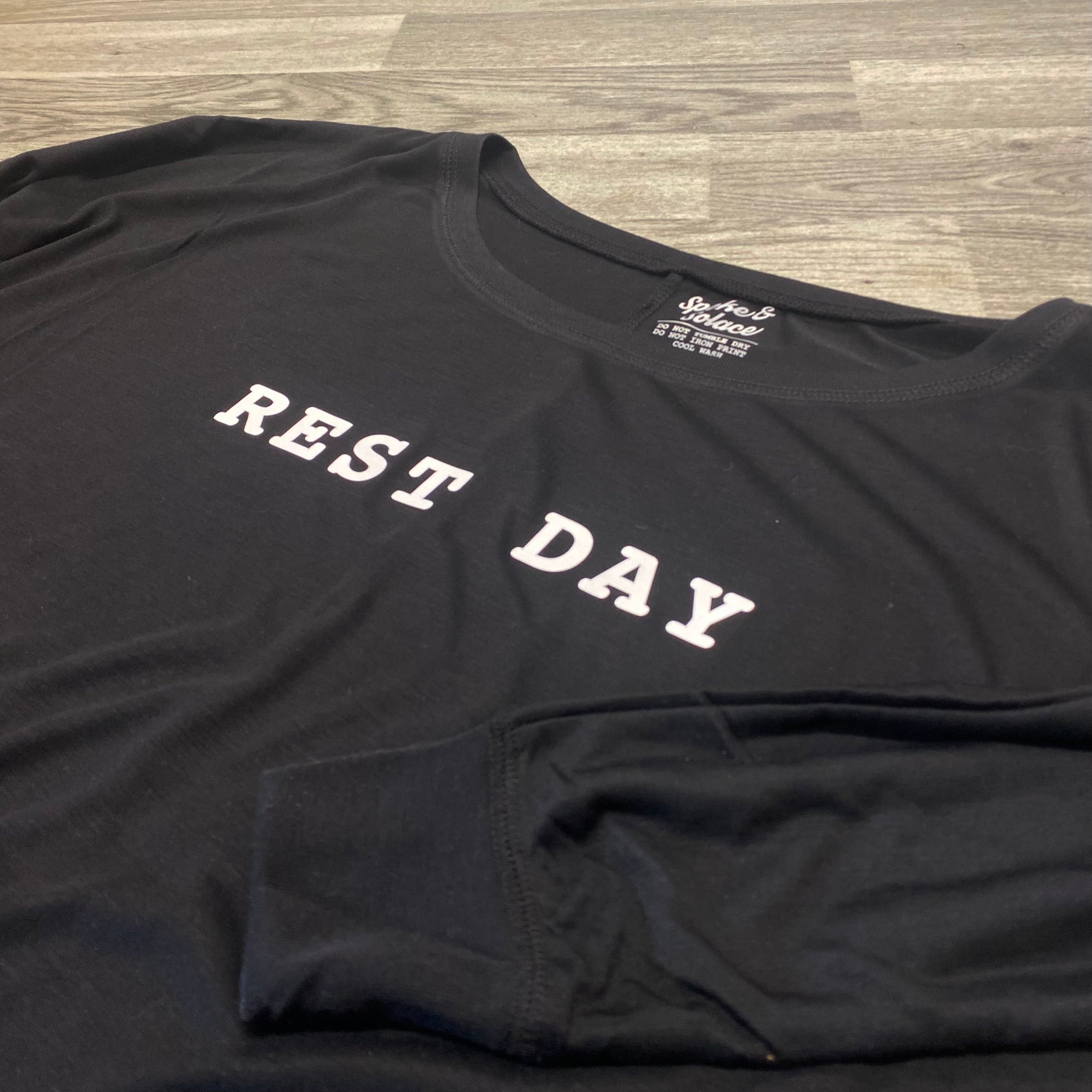 Women's Rest Day Long Sleeve Lounge Tee - Discontinued Style - Spoke & Solace