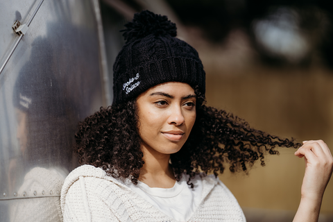 Cable Knit Melange Beanie - Spoke and Solace - Spoke & Solace