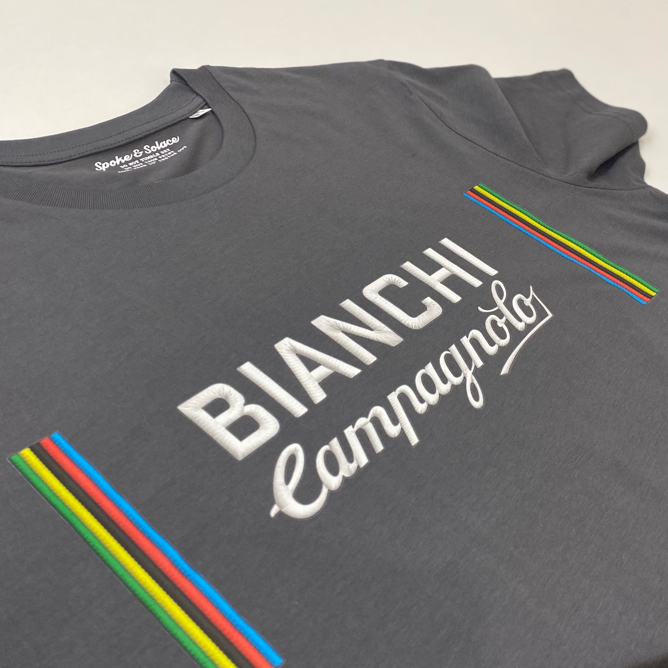 73 Bianchi Campagnolo T Shirt printed design Spoke Solace