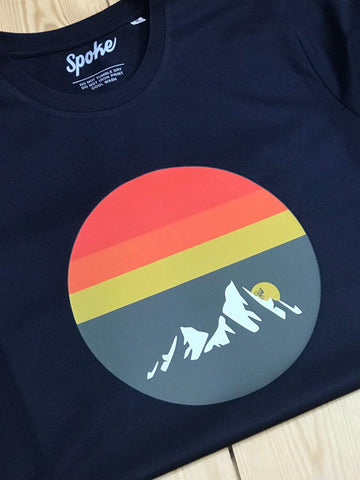 Mountain Skyline TDF T-Shirt - Spoke & Solace