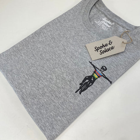 Finish Line - Left Chest Print - T-Shirt - Spoke & Solace