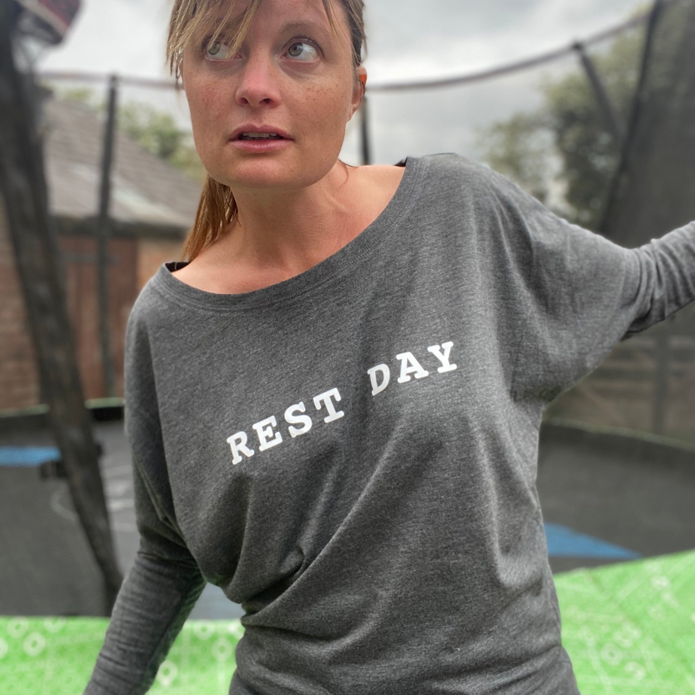 Women's Rest Day Long Sleeve Lounge Tee - Discontinued Style - Spoke & Solace