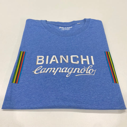 '73 Bianchi Campagnolo T-Shirt (printed design) - Spoke & Solace